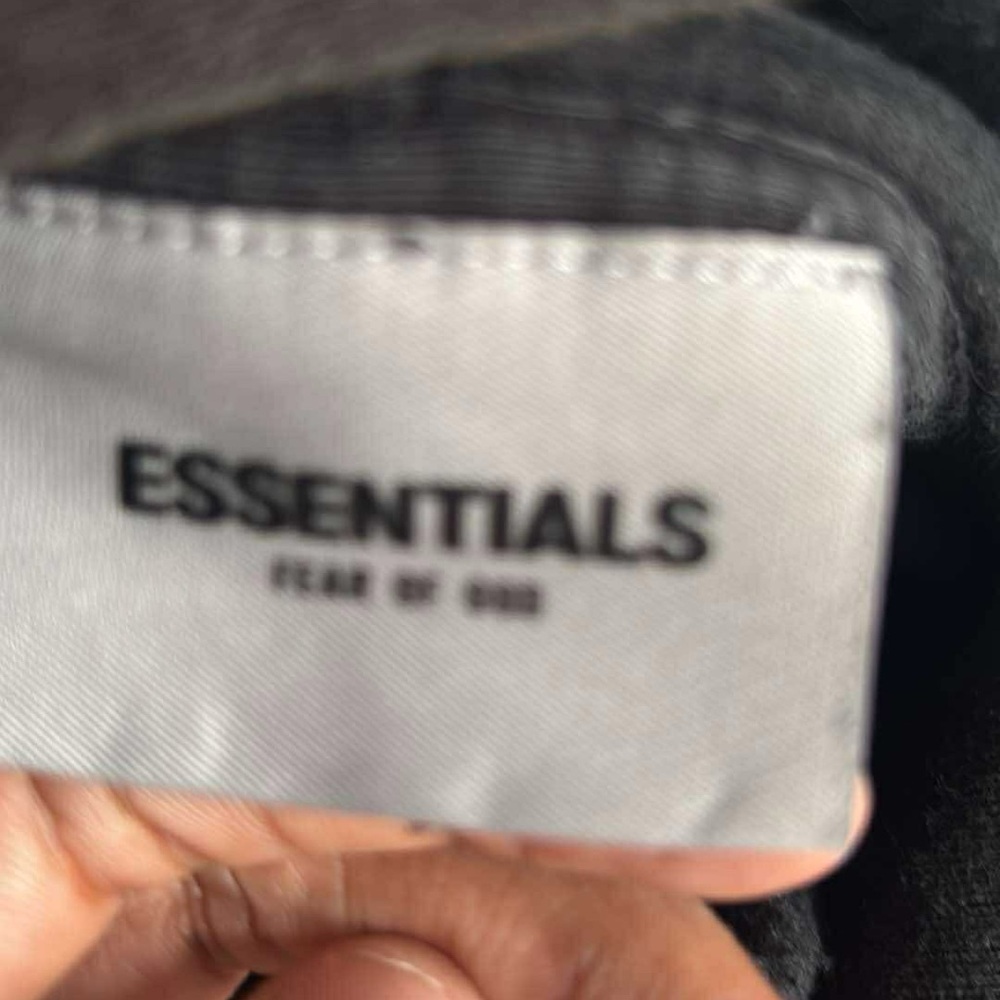 Essentials Black Sweatshirt